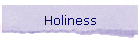 Holiness